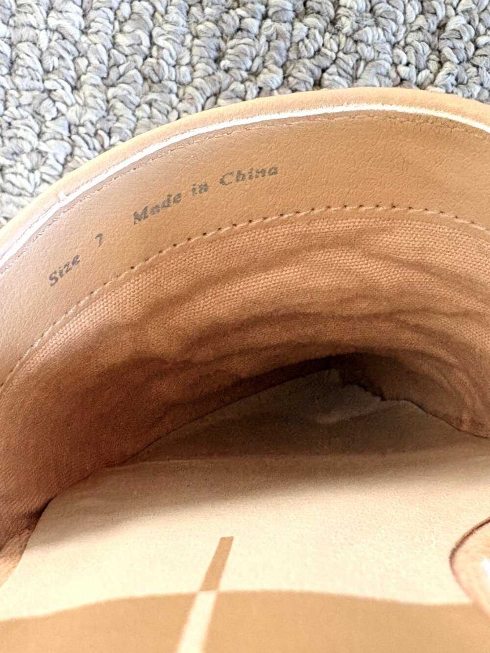 Dolce Vita "Ezra" Pointed Natural Raffia Flats, 7M - Picture 10 of 14
